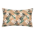 thumbnail image 3 of Salouo Tropical Leaves Flower Print Print Pillow Case Cover,Wrinkle-Free Bed Pillow Cover Pack of 1 Home Decor Fade-Resistant and Stain-Resistant ,Pillows Not Included -20"x30", 3 of 8