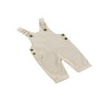 thumbnail image 2 of Baby Girl Boy Velvet Strap Suspender Overalls Pant Solid Jumpsuit Bib Pants One-Piece Spring Fall Clothes, 2 of 7