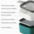 thumbnail image 5 of Premium Bento Lunch Box, 2 Compartments, Leakproof, Includes Divider,  Bento Box, Microwave-/Dishwasher-safe, 5 of 6
