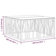 thumbnail image 4 of vidaXL Coffee Table 100x100x50 cm Stainless Steel and Glass, 4 of 4
