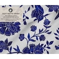thumbnail image 2 of Soimoi Cotton Canvas Fabric Yardage - Printed Floral Pattern, Blue | 56" Wide | Ideal for Sewing, Upholstery, Tote Bags, Home Decor & More, By The Yard, 2 of 7