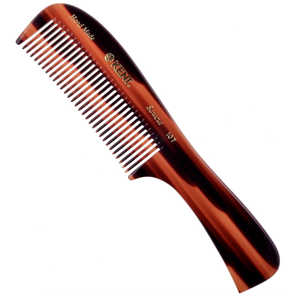 Kent 8' Handmade Wide Tooth Detangling Comb with Handle