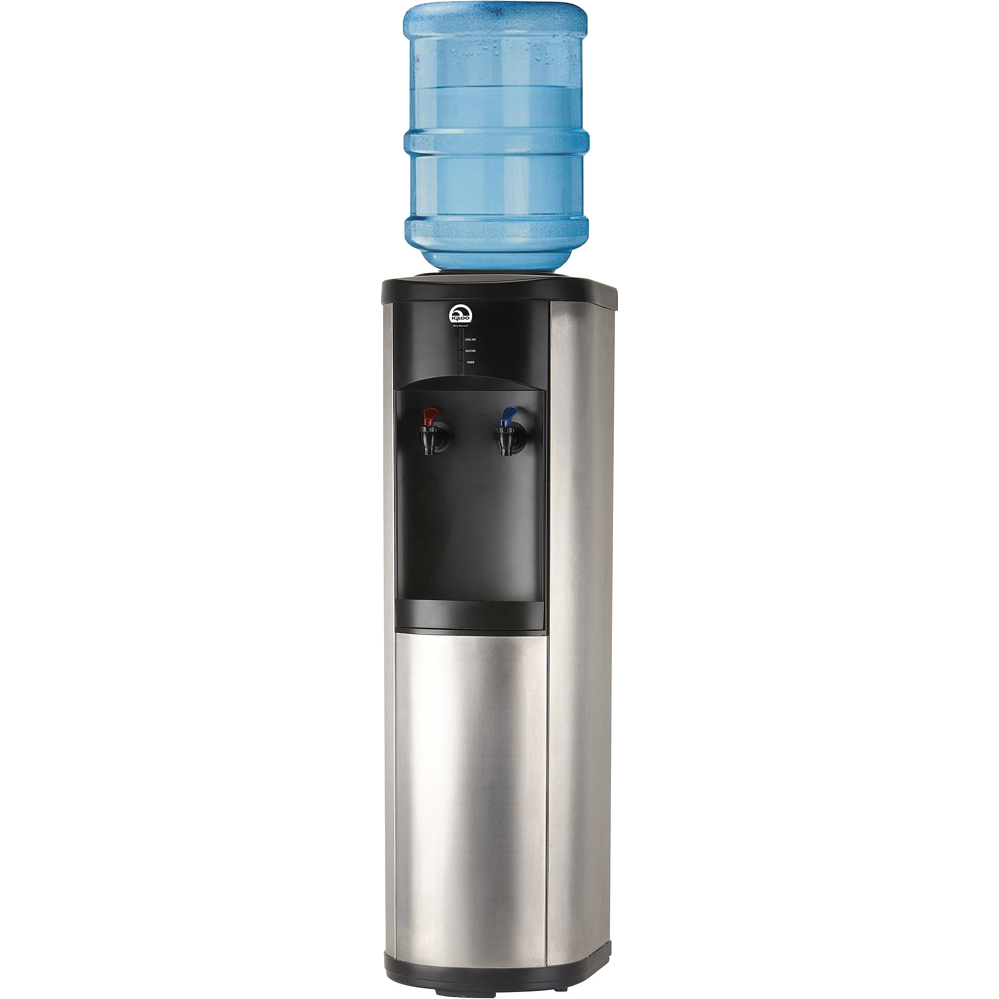 Igloo Water Cooler/Dispenser, Stainless Steel