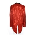 thumbnail image 4 of TheFound Blazer à Sequins pour Hommes Costume Formel à un Bouton Manches Longues Smoking, 4 of 7