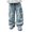 Blue, variant on JLMSPLWG Kids Baggy Cargo Jeans with Multi Pockets Toddler Hip Hop Pants Teen Boy Baggy Patchwork Jean Streetwear Tween Boy Cool Y2k Grunge Denim Pants Boy Clothes