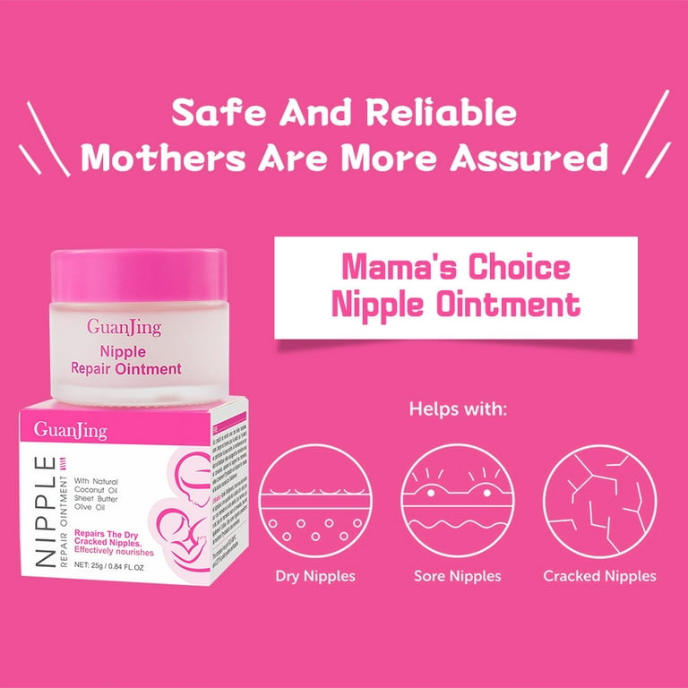 Saluaqui Nipple Breastfeeding Cream, 2pcs Nipple Moisturizing Cream Skin  Repair Reduce Pain Vitamin C Breastfeeding Cream 30ml