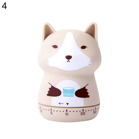 

Cooking Alarm 360 Degree Rotating Loud Ring Plastic Cartoon Wind Up Animal Clock Timer Kitchen Accessories