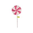 thumbnail image 2 of 21"x6" Peppermint Lollipop Spray in White  Pink by TCT Crafts - Sweet Holiday Decor-85774BT, 2 of 2