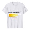 thumbnail image 1 of Blusa de mujer Oktoberfest, camiseta de cuello redondo, estampado de letras de verano, camisetas de manga corta para hombres y mujeres Pompotops  hfajkhk137329, 1 of 4