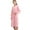 Pink, variant on Breezora Unisex Breathable Bathrobe Lightweight Comfortable Home Lounge Wear M Size Navy