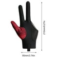 thumbnail image 2 of Baright Full-Finger Billiards Gloves Non-Slip Billiard Training Gloves Left/Right Hand Universal Billiard Sports Accessories, 2 of 9