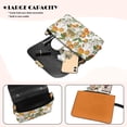 thumbnail image 4 of KUIFORTI Orange Crossbody Bag for Women Trendy Leather Lightweight Medium Shoulder Handbags Hard-Wearing Purse Shoulder Bags with Chain Strap for Day & Night, 4 of 7