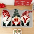 thumbnail image 2 of PEIBang Christmas Gnomes Rug Bathroom Decor,Cute Christmas Rug for Bedroom Kitchen,Non-Slip Bath Mat for Winter Holiday Decorations, 2 of 6