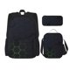 thumbnail image 1 of Balery Modern Hexagonal Neon Grid Mochila escolar 3 en 1 para niños: mochila resistente con lonchera térmica y estuche para lápices. Mochila escolar para niños y niñas., 1 of 7
