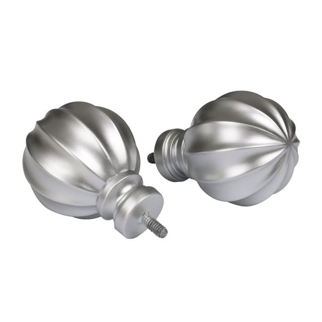 Utopia Alley D52N Tringle à Rideau 28-48 Po avec Embout Boule Décoratif - Nickel