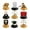 Black, variant on Desktop Dress Up, Fall Decor - Dienrx 9 Pcs Lawyer Graduation Honeycomb Centerpieces Decorations For Table Toppers Law Theme Congrats Grad Grad Sign Classroom Class Decor Student