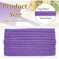 thumbnail image 2 of 11 Yards 5 8 Purple Braid Trim Polyester Woven Braid Trim Centipede Decorative Gimp Trim Basic Trim, 2 of 9