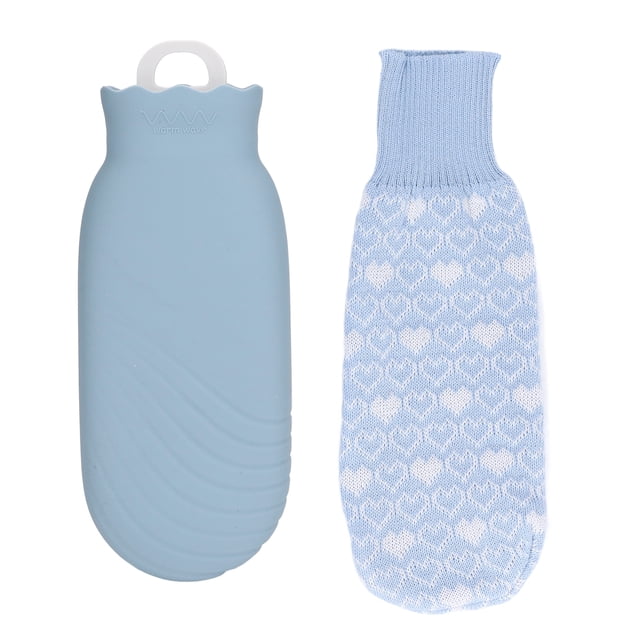 Botella de agua caliente, bolsa de agua caliente de 550 ml Bolsa de agua caliente Bolsa de agua caliente de silicona diseñada por expertos