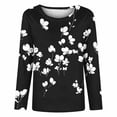 thumbnail image 7 of Perfectbot Women's Long Sleeve Crew Neck T-Shirt Floral Print Casual Comfortable Daily Top Tee, 7 of 7