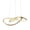 Gold, variant on Aiwen Unique Geometric Pendant Light Modern Illumination Hanging LED Lamp Fixture Black
