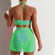 thumbnail image 3 of Traje baño sexy sin espalda para mujer Trajes baño vinculados corazón Trajes baño piezas, 3 of 5