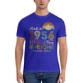 thumbnail image 3 of Made In 1956 65th Birthday Quarantine Gift 65 Years Old Men'S Basic Short Sleeve T-Shirt Blue Medium, 3 of 5