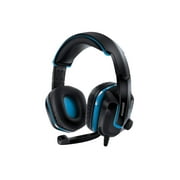 PlayStation 4 Accessory: Wired Headset - DreamGear GRX - 440 with Boom Mic - Black & Blue: Compatible with PS5