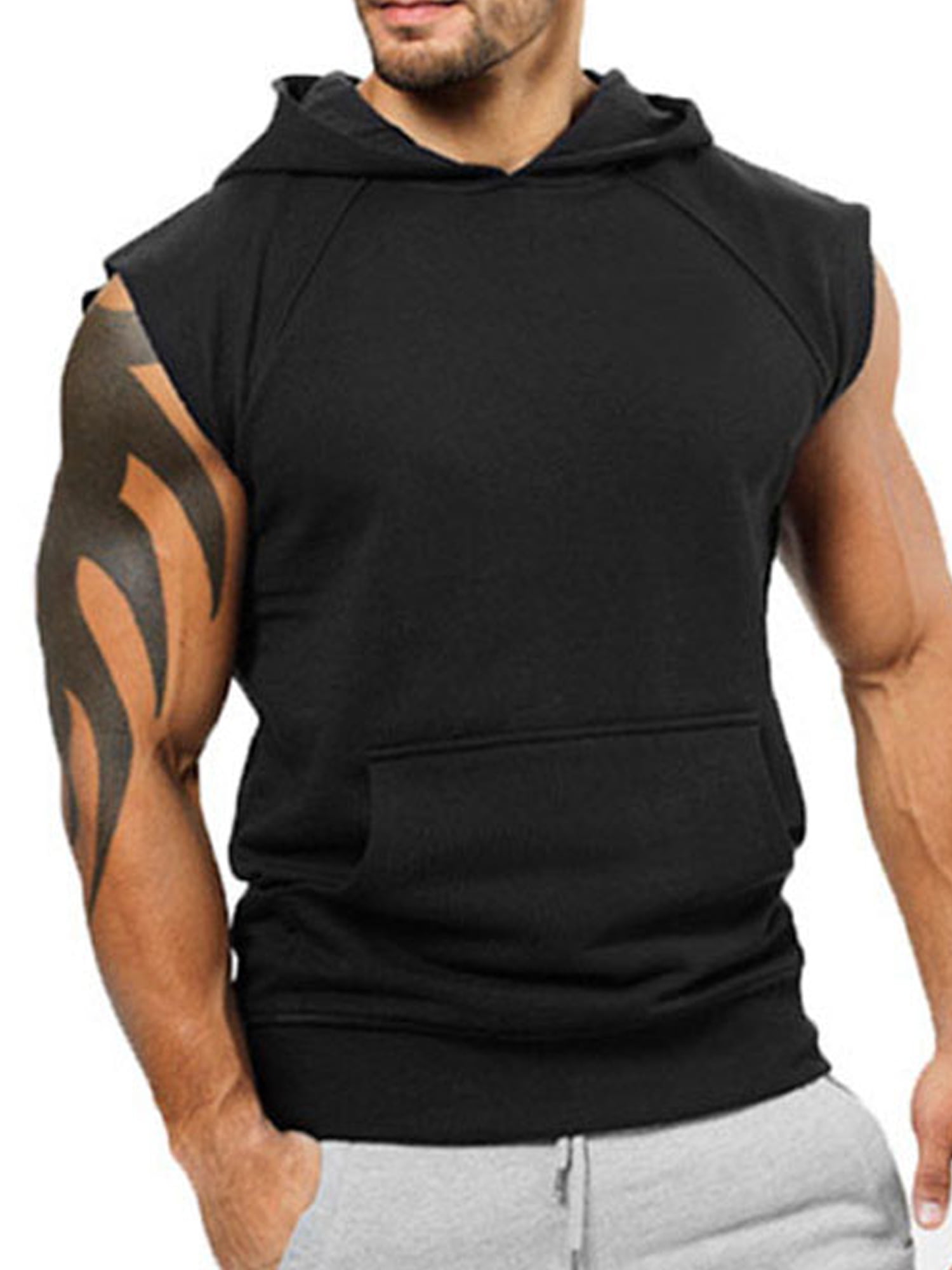 mens muscle fit sweatshirt