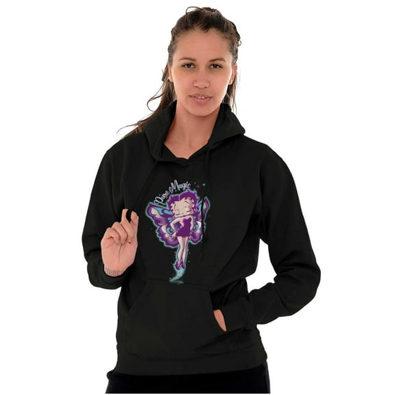 Betty Boop Pixie Magic Fairy Wings Women Plus Size Hoodie Brisco Brands 2X