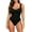Black, variant on SELONE Shapewear Bodysuits For Women V Neck Wide Strap Shaping Cut Bodysuit As Tight Club Outfit 1 Piece Jumpsuit For Going Out