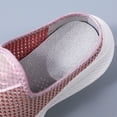 thumbnail image 7 of GUOBIOZIY Womens Breathable Mesh Walking Mules Sneakers Open Back Slip On Shoes（Pink,7）, 7 of 7