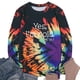 thumbnail image 4 of Sudadera para mujer Otoño Sudaderas Moda Impreso Camiseta suelta Blusa de manga larga Cuello redondo Tops casuales Odeerbi ODB-5, 4 of 5