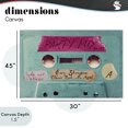 thumbnail image 4 of Stupell Industries Art Deco Retro Party Mix Cassette Canvas Art, 45 x 30, by Annabelle Hall, 4 of 8