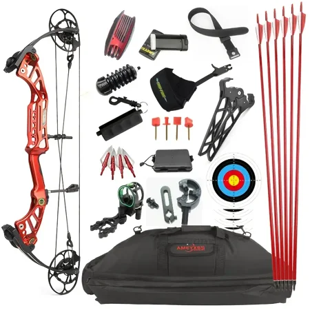 Adjustable Hunting Bow Compound Bow Complete Package 40-75 lbs