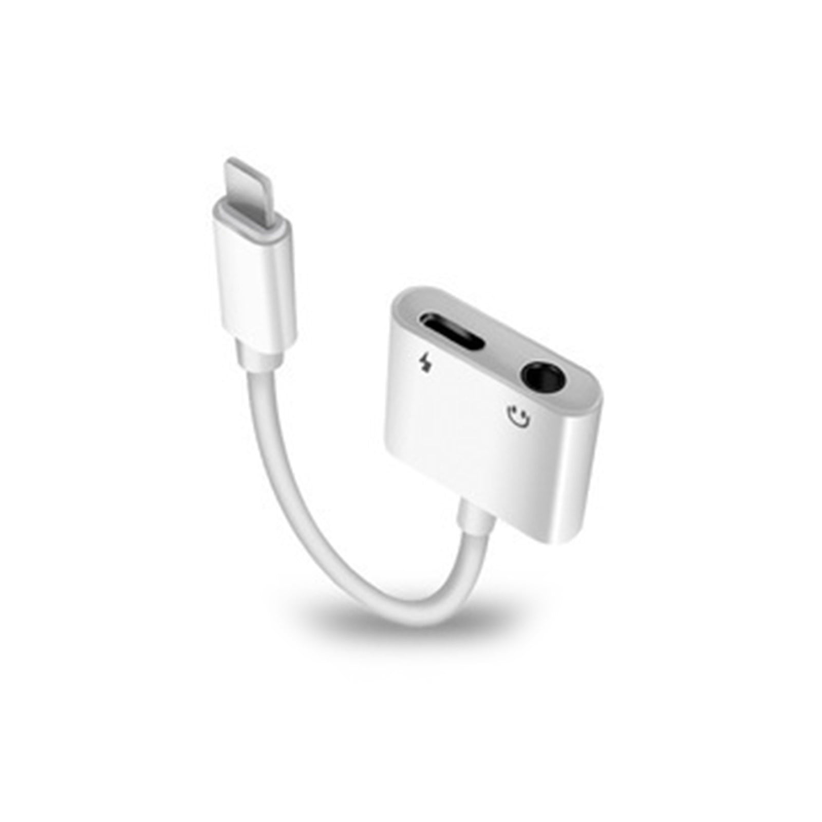 AIEOTT 2 In 1 Headphone Adapter For IPhone To 3.5mm AUX Audio + Charger
