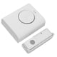 thumbnail image 5 of Buscapersonas inalámbrico para cuidadores, timbre inalámbrico resistente al agua con botón inalámbrico, sistema de seguridad para el hogar, timbre de diseño elevado, 5 of 14