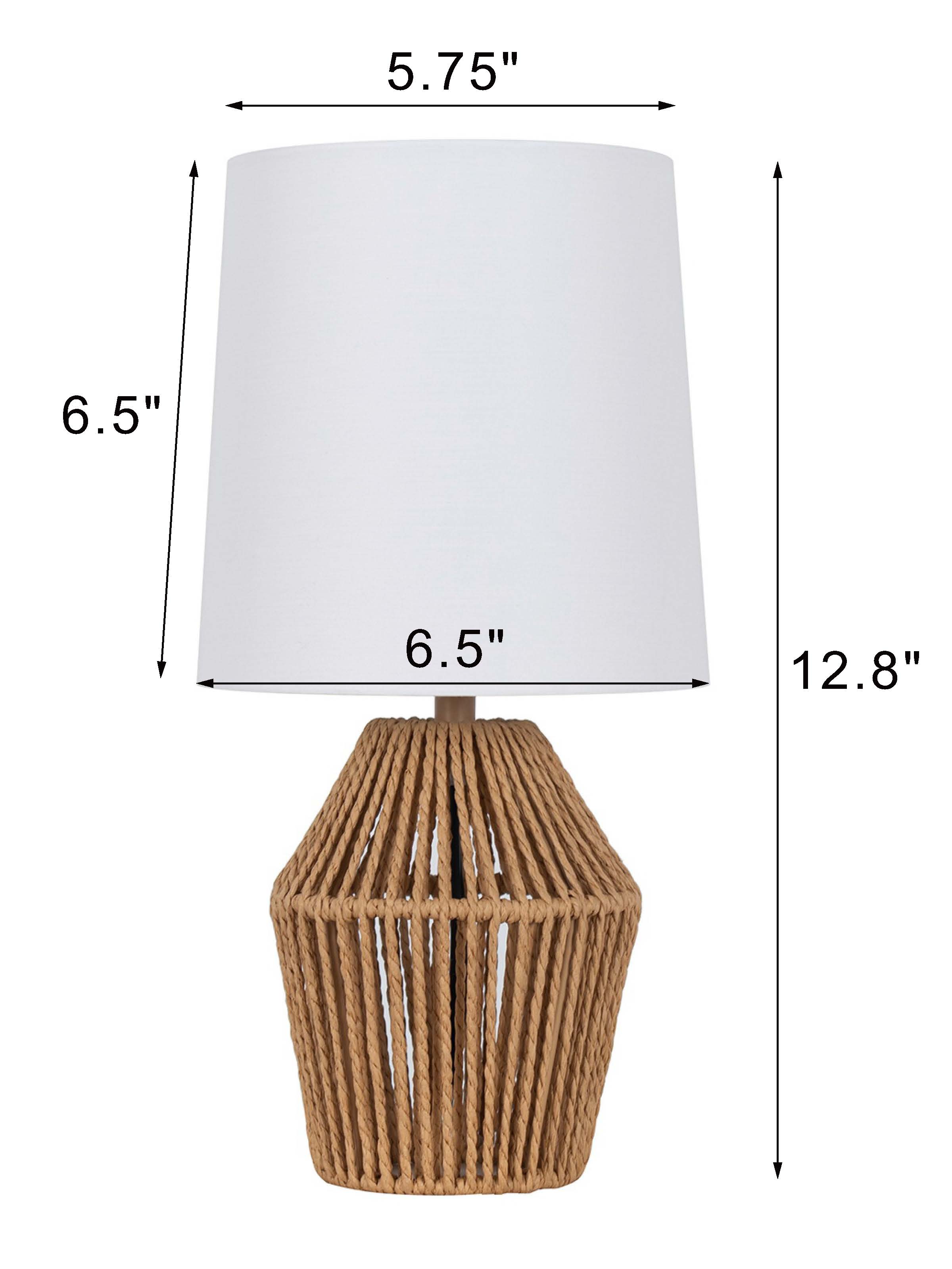 12.8 inch Paper Rope Accent Lamp