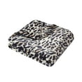 thumbnail image 4 of (2 pack) Mainstays Super Soft Plush Throw Blanket, 50" x 60", Leopard, 4 of 8