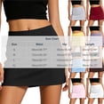 thumbnail image 3 of Women's Casual Solid Color Midi Skirt with Built-in Short for Comfort and Coverage, 3 of 6