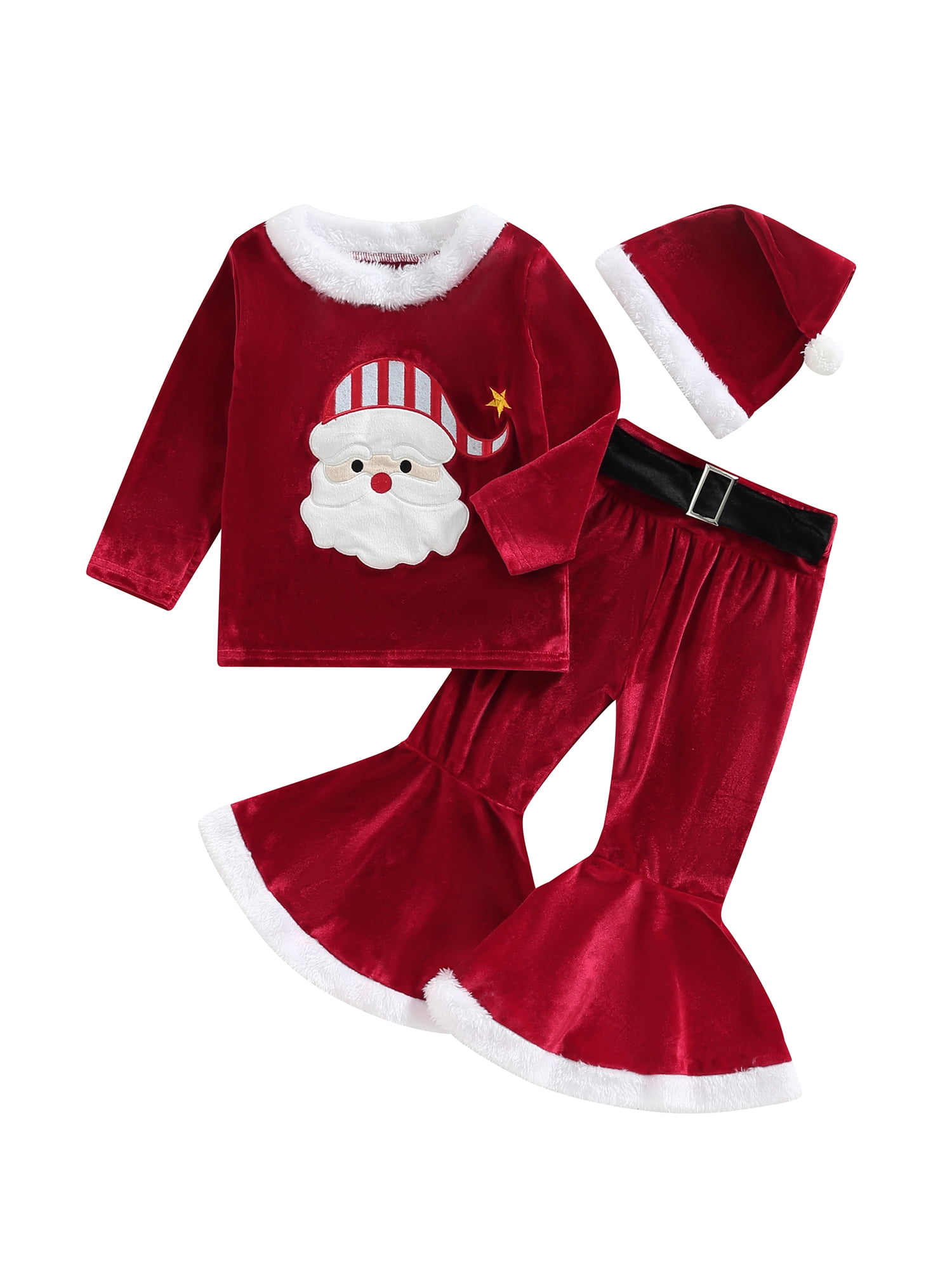 lwxqwds-baby-girl-christmas-bell-bottoms-suit-velvet-santa-tops-flare