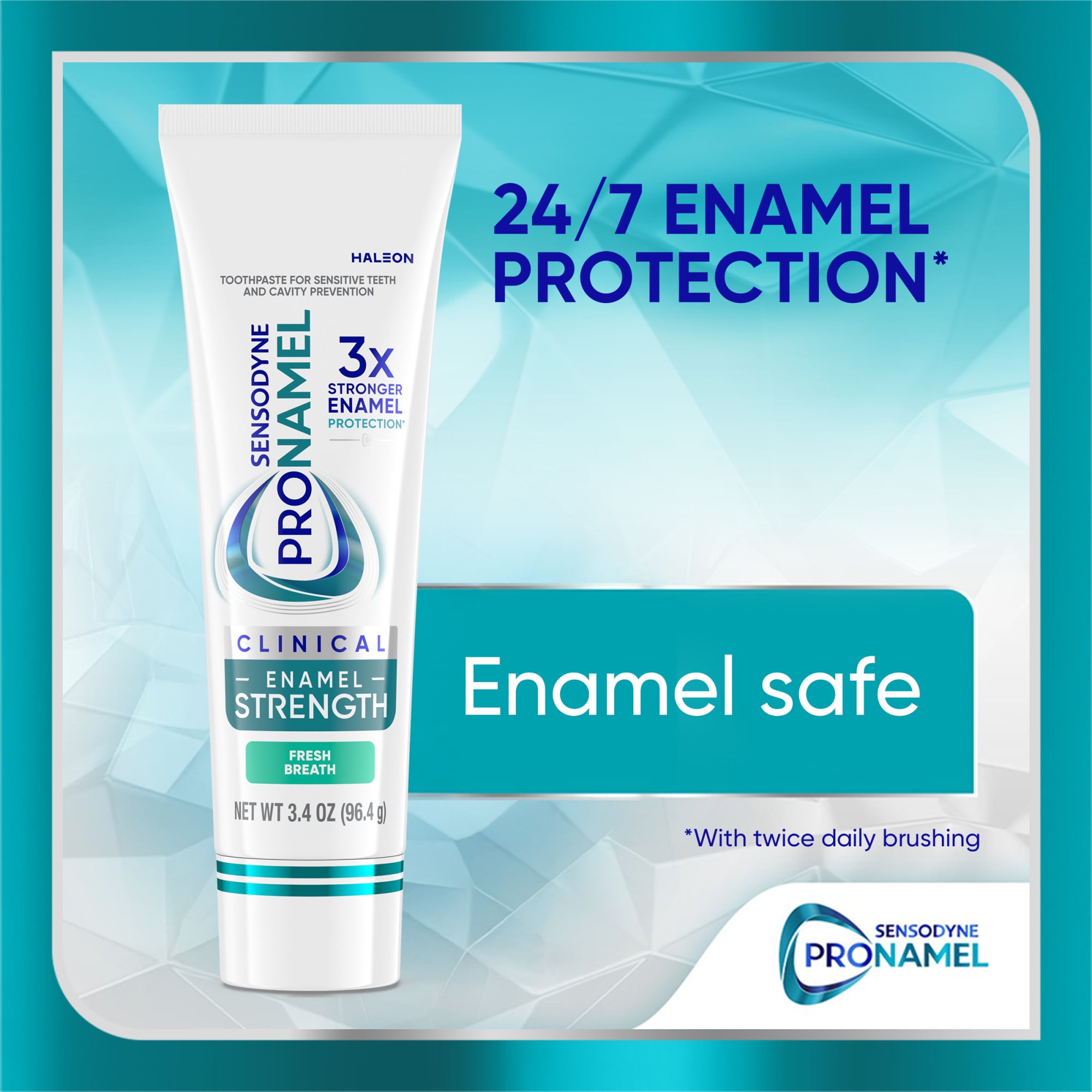 (2 pack) Sensodyne Pronamel Clinical Enamel Strength Fresh Breath Toothpaste, 3.4 oz