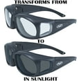 thumbnail image 2 of Global Vision Outfitter 24 Auto-Darkening Photochromic Motorcycle Riding Safety Sunglasses ANSI Z87.1+, 2 of 7