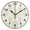 Black, variant on 9.84in Art Deco PVC Canvas Wall and Table Clock with Canvas Texture, Black or Gold Hands