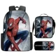 thumbnail image 3 of Mochila Marvel Spider Man 2024 nueva para estudiantes de primaria y secundaria, mochila de dibujos animados de anime de gran capacidad, bolsa para el almuerzo, 3 of 5