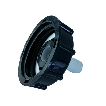 

enquiret IBC Container Hose Adaptor Household Portable S60x6 Thread Plastic Copper Converter Reservoir Accessory Replacing Parts 16mm