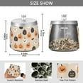 thumbnail image 2 of Yayeee Ashtray with Lid for Cigarette Smokeless Stainless Steel Home Ash Holder, Beige Halloween Pumpkin, 2 of 7