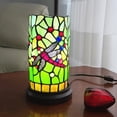 thumbnail image 4 of 11" Tiffany Style Red Tulips Accent Table Lamp, 4 of 6