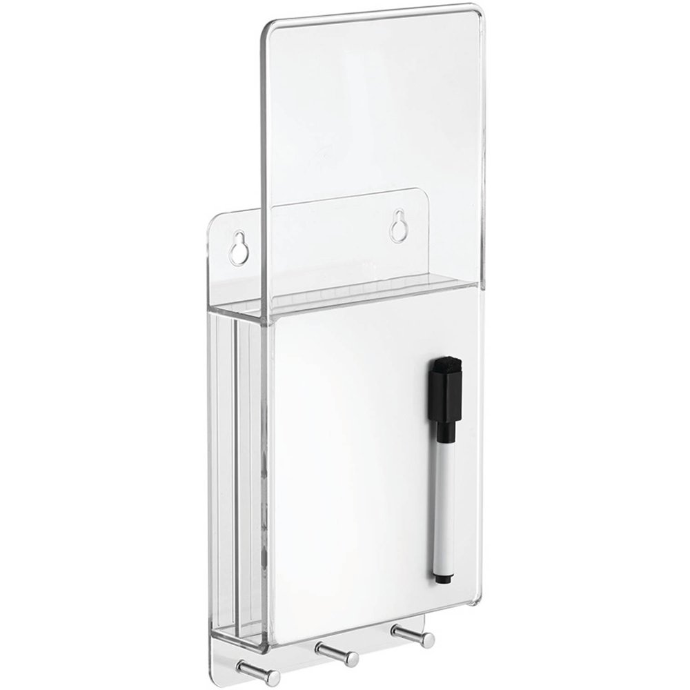 InterDesign Linus Wall Mount Mail, Letter Holder, Key Rack Organizer