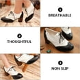 thumbnail image 4 of UPOUART Women's Chunky Heel Shoes, Breathable PU Upper, Non- Sole, Stylish Comfortable Heels, Size 7.5 for Daily Wear, 4 of 6