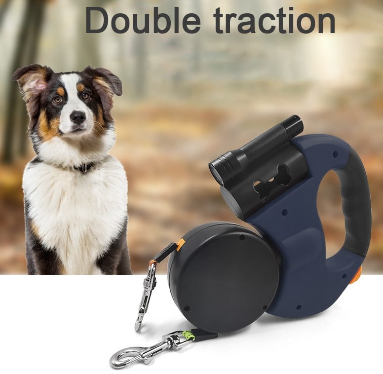 Dual retractable dog lead deals